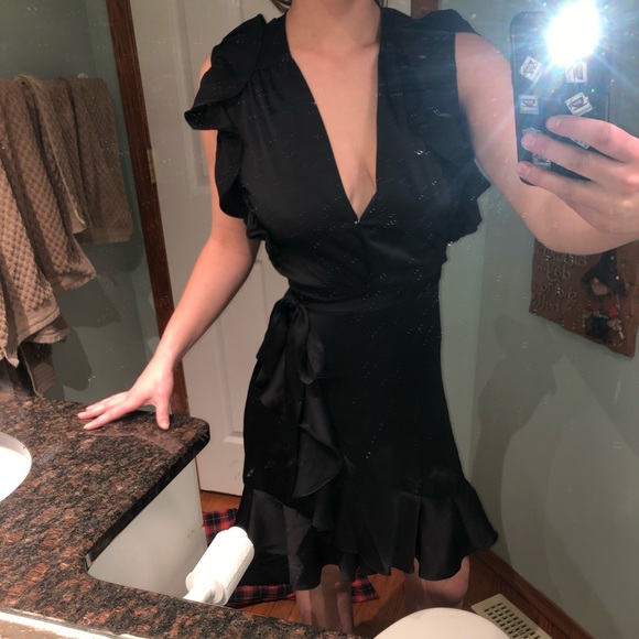 7 For All Mankind Dresses & Skirts - 7 For All Mankind ruffle wrap dress.